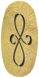 DASOV 601 BK SH GD Black Scroll Shimmer Gold Background